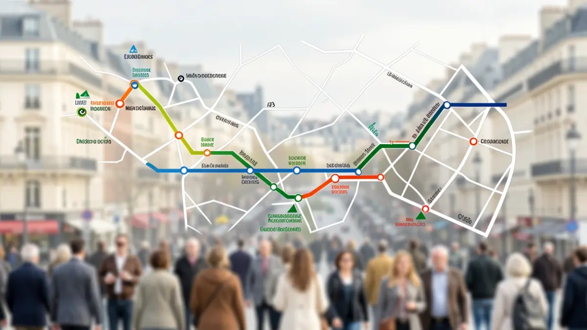 Image générique de projet d'extension de ligne de métro.