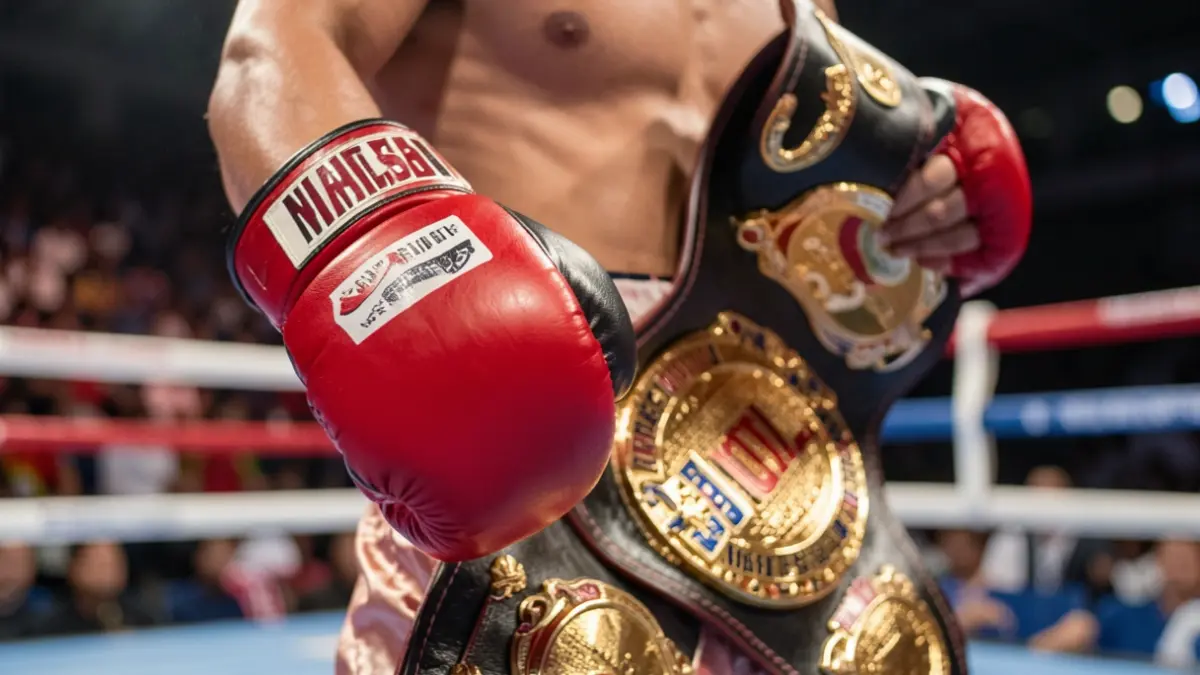Generic image: in a boxing ring.