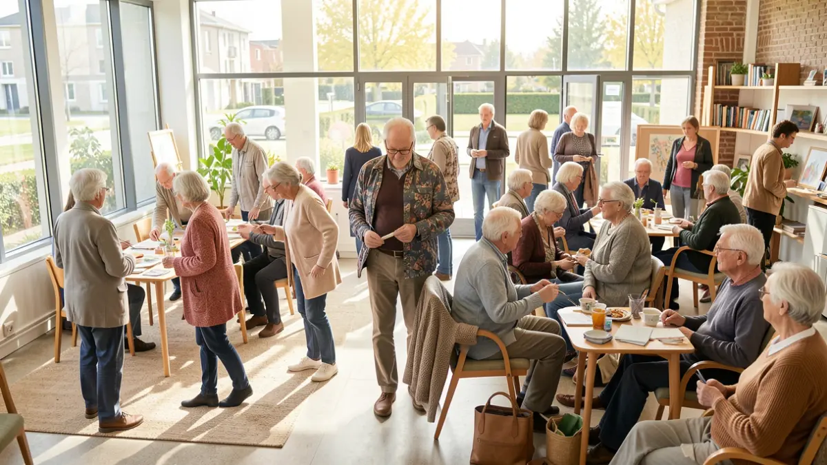 Generic image of seniors participating in community activities in Sarcelles.