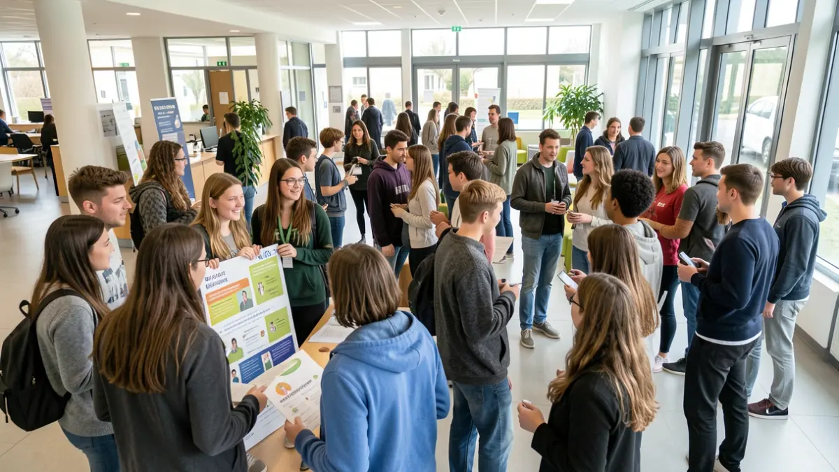 Image générique de jeunes participant à une semaine de sensibilisation à la santé.