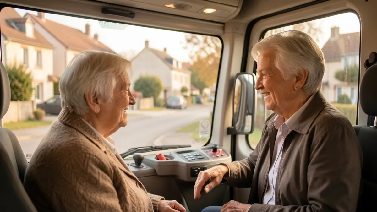 Generic image of a transport service for seniors.