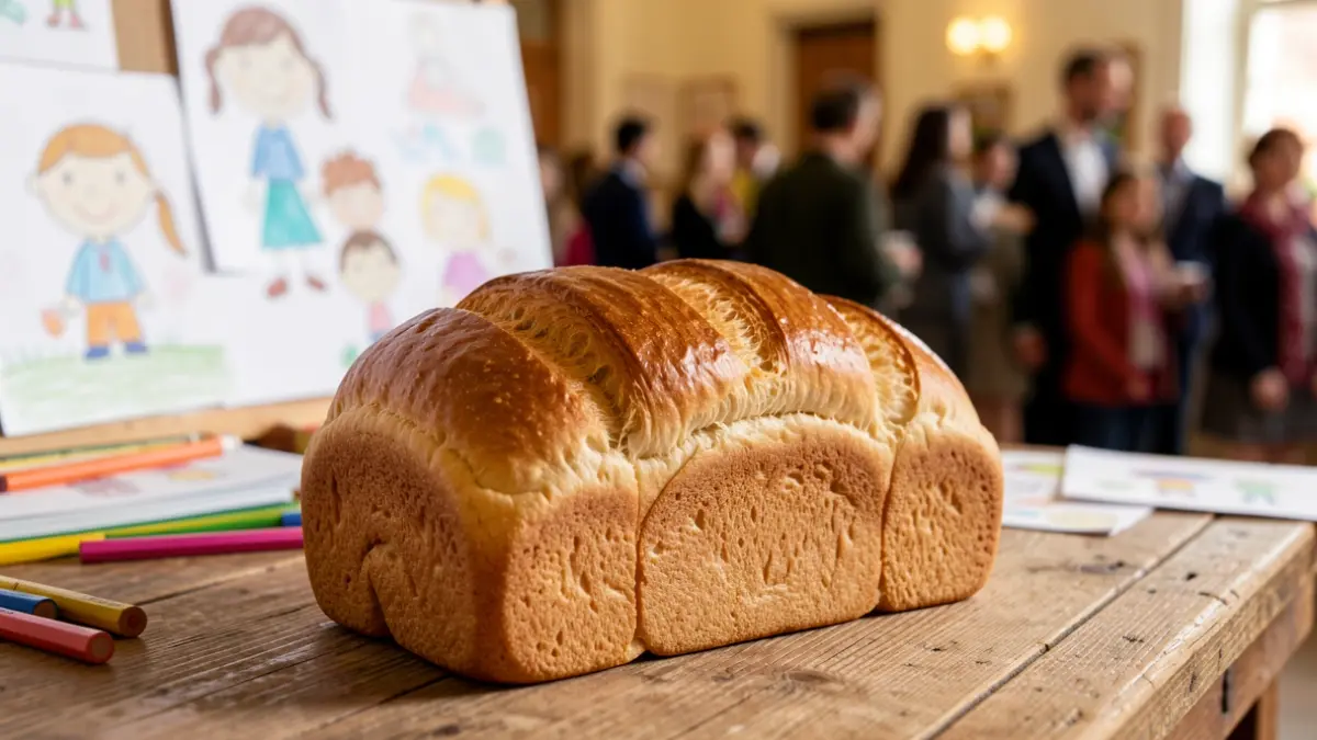 Image générique de brioches pour une vente de soutien scolaire.