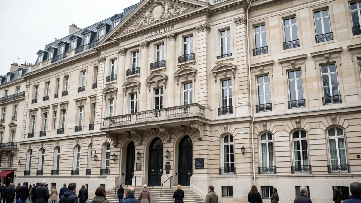 Facade of the Villejuif town hall.